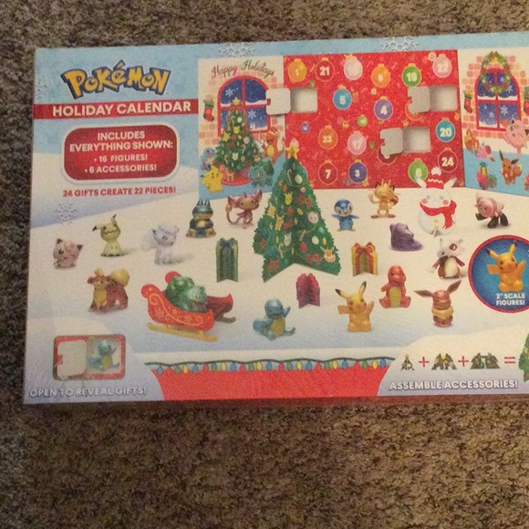 Amazon.com: Pokémon 2025 Holiday Christmas Advent Calendar  Pokémon Holiday Advent Calendar